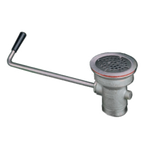 Thumbnail image #1 for Component Hardware Encore D50-7100 Twist Handle Waste Outlet with Capped Overflow, 3-1/2" Sink Opening, 1-1/2" Drain Outlet