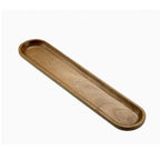 Thumbnail image #1 for Tableware Solutions USA Leone S5016 Oval Acacia Wood Serving Tray, Natural, 23-1/2" x 5" x 1-1/4"
