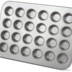 Thumbnail image #1 for JB Prince M261 Mini Muffin Pan, 24-Cup, Uncoated Aluminized Steel