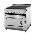 Thumbnail image #1 for Montague Company Legend 136XLB/UFLC-36R 36-Inch Gas Charbroiler Range with Standard Oven and Stainless Steel Front