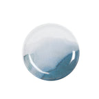 Thumbnail image #1 for Cal-Mil Pacifica 22351-7-117 Round Melamine Plate, 7" Diameter, 3/4" High, Pebble White Case of 6