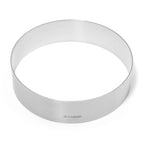 Thumbnail image #1 for JB Prince MA282 20 Seamless Round Cake Ring, 7-4/5" Diameter x 1-9/10" High, 18/8 Stainless Steel