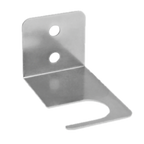 Thumbnail image #1 for 1880 Hospitality Focus Foodservice FWPSBCH Wall Security Bracket for Shelving, 2" Wall Clearance, Chromate Finish Case of 24