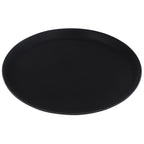 Thumbnail image #1 for Stanton Trading 11GR-BK Round Plastic Bar Tray, 11 inch, Black, Non-Skid Surface Case of 12