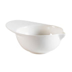 Thumbnail image #1 for CAC China Accessories BH-5 4 oz Porcelain Soup Bowl, Cap Shape, Bone White Case of 3 Dozen