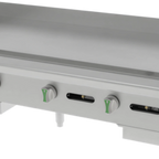 Thumbnail image #1 for Asber Emerald AEMG 60 EM 60" Countertop Gas Manual Griddle with 1" Stainless-Steel Plate and 24" Cooking Depth