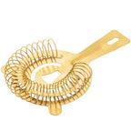 Thumbnail image #1 for TableCraft Products 11815 2-Prong Bar Strainer, 18/8 Stainless Steel, Gold Finish Case of 6