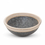 Thumbnail image #1 for Korin Inc SDS-231 Round Gray-and-White Ring Sauce Dish, 3 in Dia x 1.25 in H, 2.5 oz
