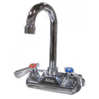 Thumbnail image #1 for GSW USA AA-410G Commercial Pre-Rinse Faucet, 4" Wall Mount, 3-1/2" Gooseneck Spout, Lead-Free Case of 24