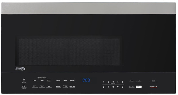 Product image #8 for KoolMore Stainless Steel Over-the-Range Commercial Microwave Oven with Sensor Cooking and 300 CFM Ventilation