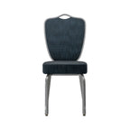 Thumbnail image #2 for G & A Commercial Seating Theron 2505-AL GR7 12-Gauge Aluminum Stackable Banquet Chair, Upholstered Flex Back with Handhold and Seat
