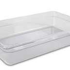 Thumbnail image #1 for Concasse MCIP1106 Full-Size (1/1) Clear Polycarbonate Food Pan, 2.5" Deep, 20-3/4"W x 12-3/4"D Case of 12