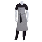 Thumbnail image #1 for Chef Works Portland AB038-BLK-0 Chef's Bib Apron, 39-1/2"L x 35"W, Black, Cotton/Poly Denim, 4 Pockets, Adjustable Neck Strap