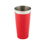Thumbnail image #1 for TableCraft Products 10371 28 oz Stainless Steel Cocktail Shaker with Red Vinyl Coating Case of 6