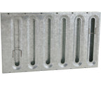 Thumbnail image #1 for AllPoints Foodservice Parts & Supplies 1291247 Galvanized Steel Baffle Hood Filter, 20 x 12 x 2 in