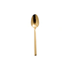 Thumbnail image #1 for Kadra Kitchenware Vikko Crown VC-162-SS Bouillon Spoon, Gold 18/10 Stainless Steel, Sapphire Square Case of 12