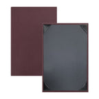 Thumbnail image #1 for Risch Iridescent IRI-1V 5.5X8.5 Padded Shimmer Faux-Leather Single-View Menu Cover, 5-1/2" x 8-1/2" Case of 25