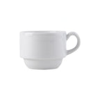 Thumbnail image #1 for Tuxton China Charleston SCF-0303 3 oz Porcelain Espresso Cup, Scalloped, Stackable Case of 3 Dozen
