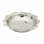 Thumbnail image #1 for Libertyware AT5SC Round Scalloped Stainless Steel Ashtray, 5-1/4" Diameter x 1"H, Mirror Polished Case of 240