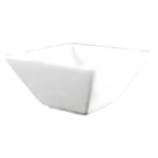 Thumbnail image #1 for Vertex China Ventana AV-4SQB Square China Serving Bowl, 6 oz, 3-5/8" Diameter, Rolled Edge, Bright White Case of 3 Dozen