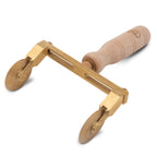 Thumbnail image #1 for JB Prince La Gondola UA179 Double Smooth Roller Cutter, Brass