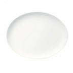 Thumbnail image #1 for 1880 Hospitality Verge by Oneida® L5800000332C Oval Porcelain Plate, 8 x 6 in, Coupe Rim, Rolled Edge, Warm White Case of 4 Dozen