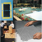 Thumbnail image #1 for Cactus Mat Poly-Lok 2557CR-COLOR Vinyl Corner Ramp, 2-1/2" x 14", 3/4" Thick, Slip Resistant