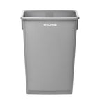 Thumbnail image #1 for Alpine Industries ALP477-GRY 23-Gallon Gray Polypropylene Commercial Trash Can, 20"W x 11"D x 30"H, Without Lid