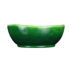Thumbnail image #2 for G.E.T. Maya - EGS DGB83R-GRG Green Melamine Round Irregular Bowl, 48 oz. Case of 6