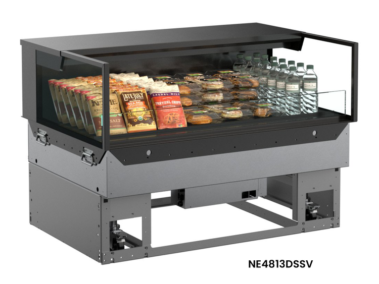Product image #5 for Structural Concepts Reveal Self-Service Non-Refrigerated Slide-In Counter Display Case with LED Top Light