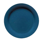 Thumbnail image #1 for G.E.T. GET BF-700-TB Blue Round Narrow-Rim Melamine Plate, 7-1/2" Diameter Case of 2 Dozen