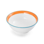 Thumbnail image #2 for Mikasa Hospitality Sunday Brunch 5260148 Orange Porcelain Coupe Pasta Bowl, 6.25 in, 16.9 oz Case of 36