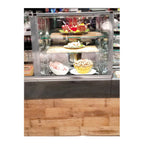 Thumbnail image #1 for RPI Industries Vienna VICD2-27-R-SQ-SC-INS PRO Full-Service Refrigerated Deli Display Case, 31-3/8" W, Self-Contained, Squared Glass