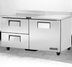 Thumbnail image #5 for True 60-Inch Two-Section Worktop Refrigerator with 1 Door and 2 Drawers