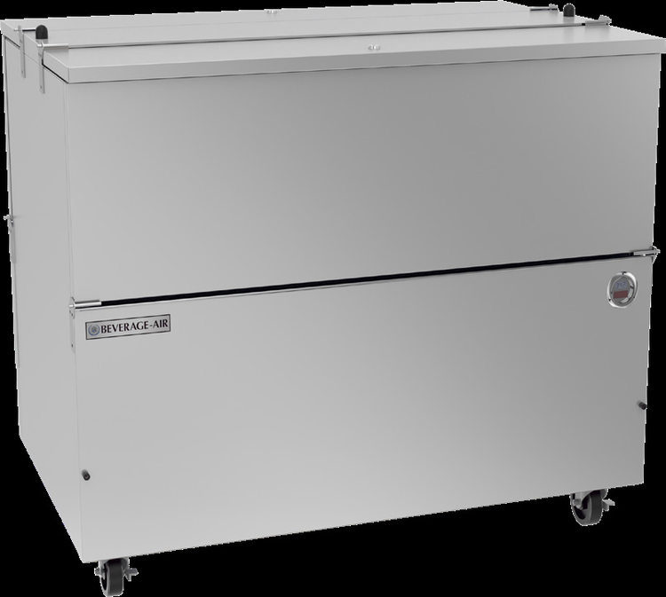 Product image #4 for 49-Inch Wide Dual-Access School Milk Cooler, Stainless Steel, 18.97 Cu. Ft., Cold Wall