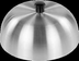 Thumbnail image #3 for Carlisle 6 Inch Aluminum Burger Cover with Heat-Resistant Bakelite Knob
