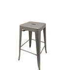 Thumbnail image #1 for Oak Street XL Brewhouse OD-BB-820-PNT-XL Indoor/Outdoor Stacking Bar Stool, Backless Metal Seat, Metal Frame with Footrest