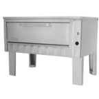 Thumbnail image #1 for Zesto 312SS Gas Single-Deck Oven, Stainless Steel Exterior, 48"W x 30"D Cooking Area, Refractory Stone Hearth