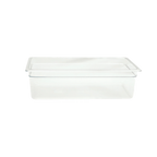 Thumbnail image #1 for Thunder Group PLPA8006 Full-Size Clear Polycarbonate Food Pan, 6" Deep Case of 12