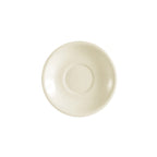 Thumbnail image #1 for CAC China Franklin FR-2 Round Ceramic Saucer, 6" Diameter, European White Case of 3 Dozen