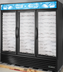 Thumbnail image #5 for Three-Section Indoor Self-Contained Bottom-Mount Ice Merchandiser with Glass Hinged Doors