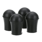 Thumbnail image #1 for AllPoints Foodservice Parts & Supplies 281332 Black Rubber Feet, 13/16" OD