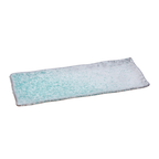Thumbnail image #1 for Korin Inc Aobuki PLY-IM1024 Rectangular China Plate, 11 x 4-1/2 in, Free-Form Edge, Brown, Turquoise & Gray