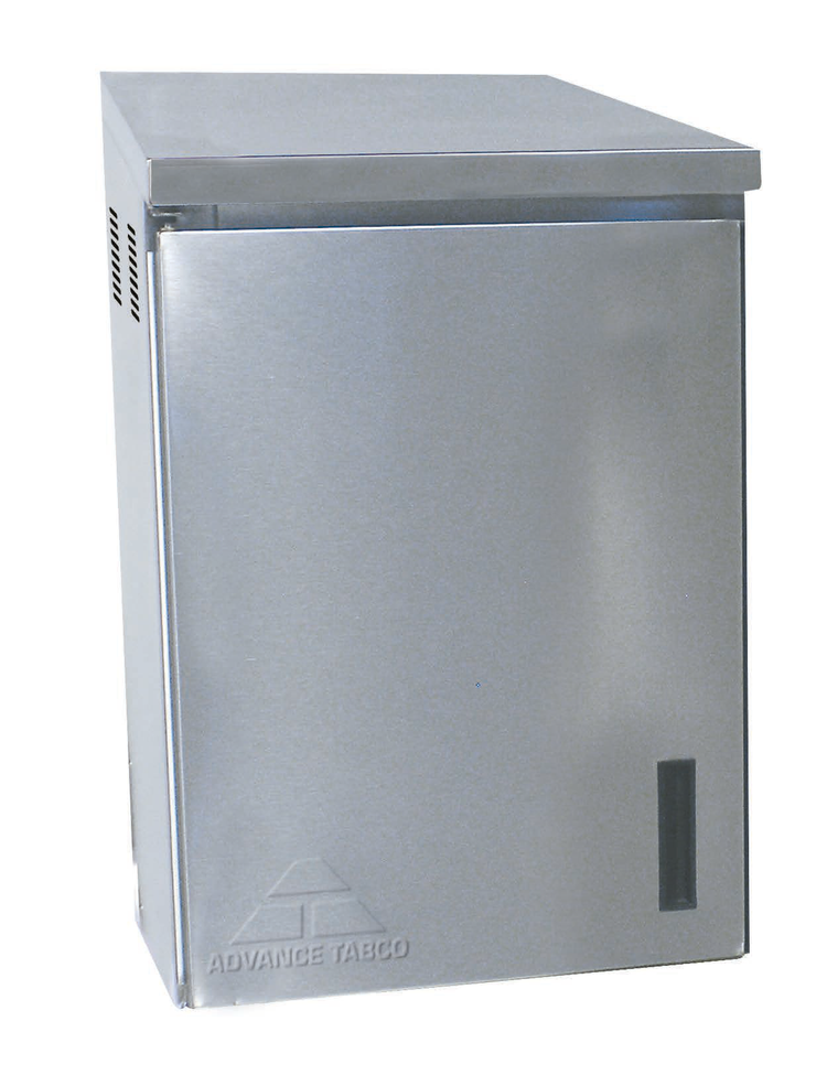 Product image #4 for Advance Tabco Wall-Mounted Stainless Steel Chemical Storage Cabinet with Left-Hinged Door, 24 x 15 x 32.5 Inches