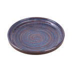 Thumbnail image #1 for G.E.T. Stardust - EGS B395099-SDB . . Round Coupe Melamine Plate, 9 in, Blue Case of 6