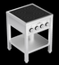 Thumbnail image #6 for Eurodib Commercial Freestanding 4-Zone Induction Cooktop, 208V 3-Phase