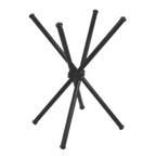 Thumbnail image #1 for G.E.T. Urban Renewal WX01 Chopsticks Riser, 6-1/4"H, Folding Powder-Coated Aluminum, Black