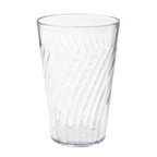 Thumbnail image #1 for G.E.T. Tahiti 2220-1-CL 20 oz Clear Textured SAN Plastic Beverage Tumbler Case of 6 Dozen