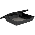 Thumbnail image #1 for Libbey APS Germany - Serving Box APS 85087 Melamine Serving Box Set with Cover, Divider and Non-Slip Mat, Concrete/Black, 4 oz