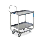 Thumbnail image #1 for Lakeside Manufacturing Tough Transport 4944 Stainless Steel 3-Tier Open Utility Cart, 1000 lb Capacity, 21 x 33 in Shelves